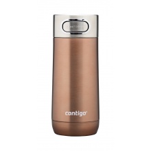 Contigo Thermotrinkflasche Luxe Autoseal Edelstahl 360ml (hält stundenlang kalt/heiss) bronze